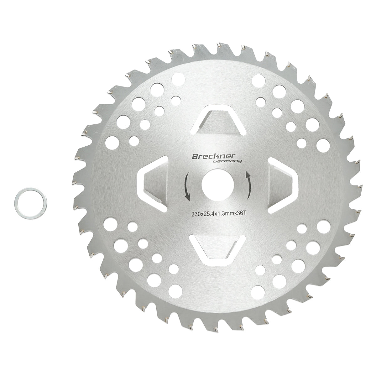 Circular saw disc 230x25.4x1.3mm, 36 teeth for shoulder brush cutter Breckner Germany